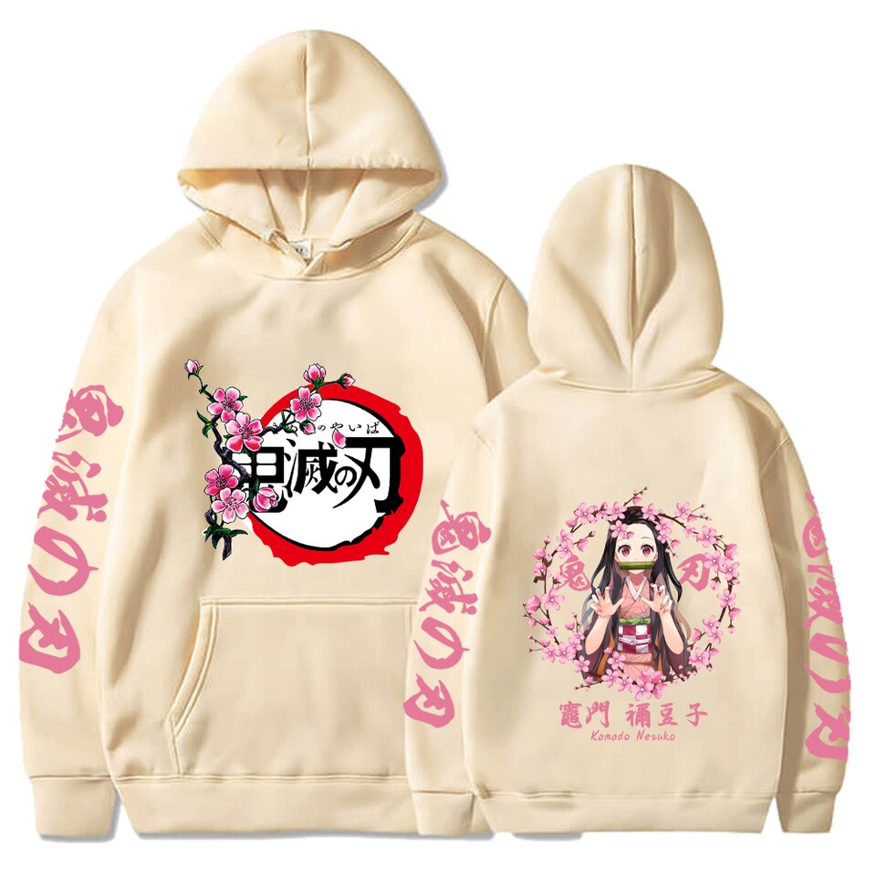 Nezuko Demon Slayer Hoodies - Khaki / XS - Women’s Clothing & Accessories - Gift Cards - 14 - 2024