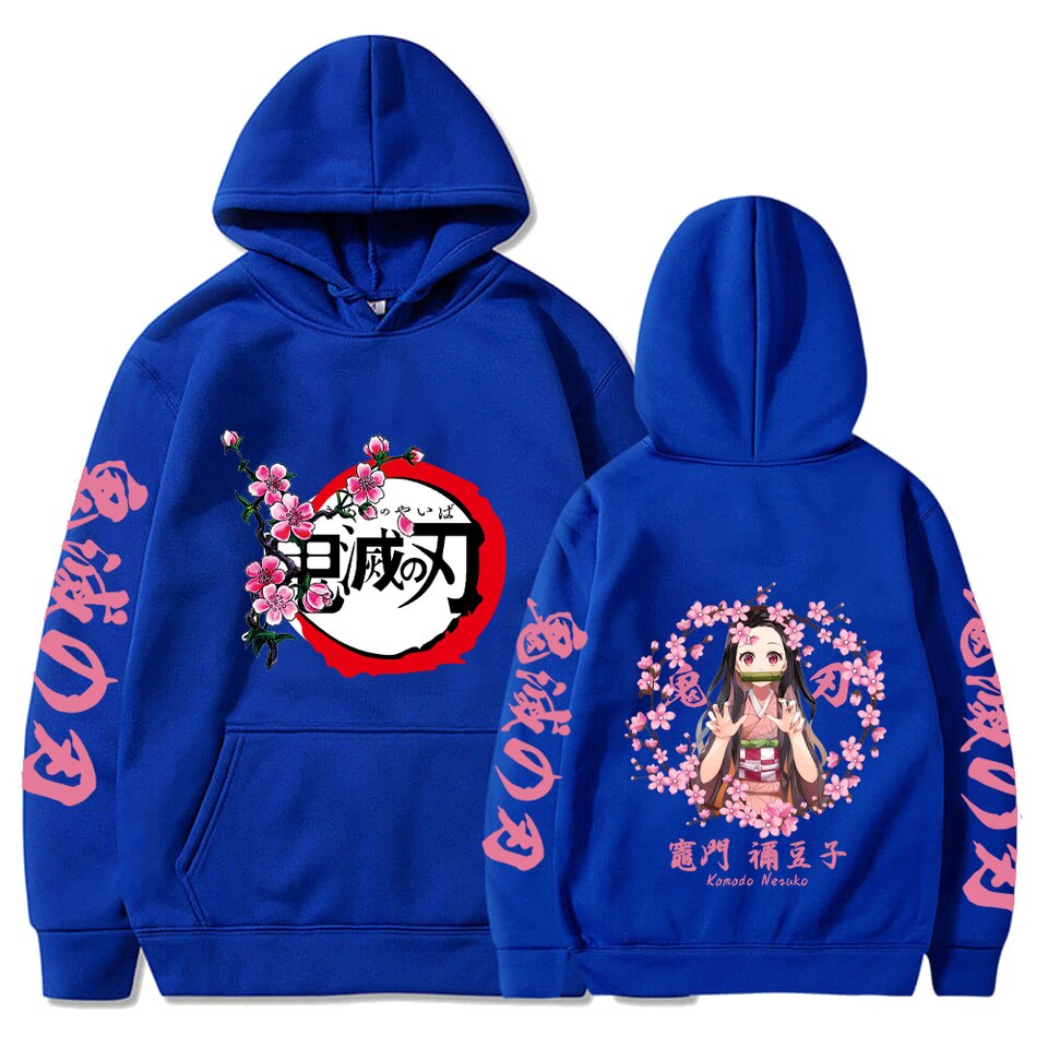 Nezuko Demon Slayer Hoodies - Blue / XS - Women’s Clothing & Accessories - Gift Cards - 15 - 2024