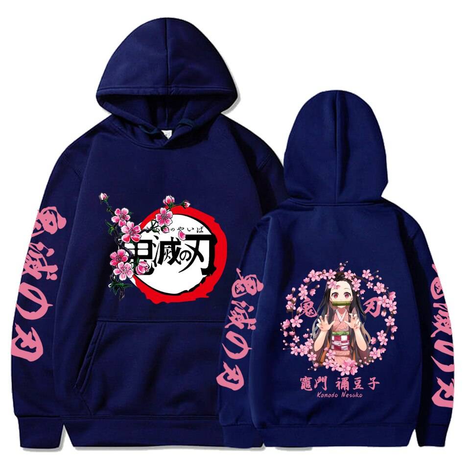 Nezuko Demon Slayer Hoodies - Dark Blue / XS - Women’s Clothing & Accessories - Gift Cards - 7 - 2024