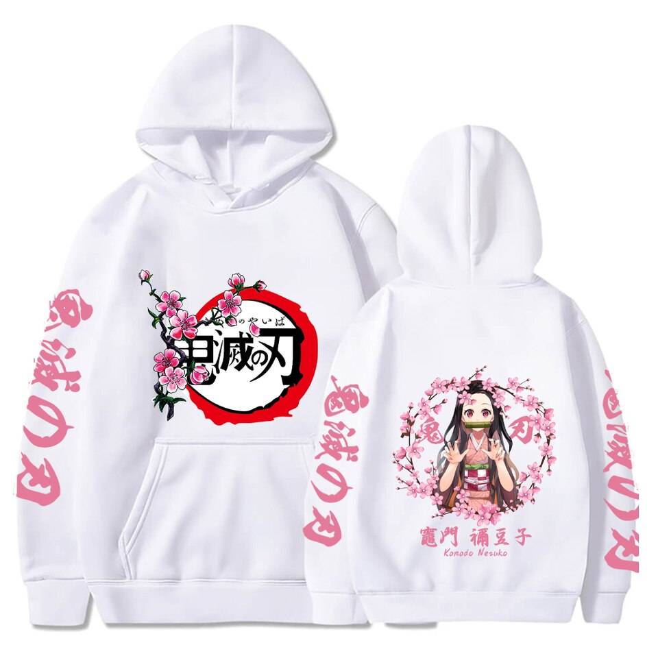 Nezuko Demon Slayer Hoodies - White / XS - Women’s Clothing & Accessories - Gift Cards - 9 - 2024