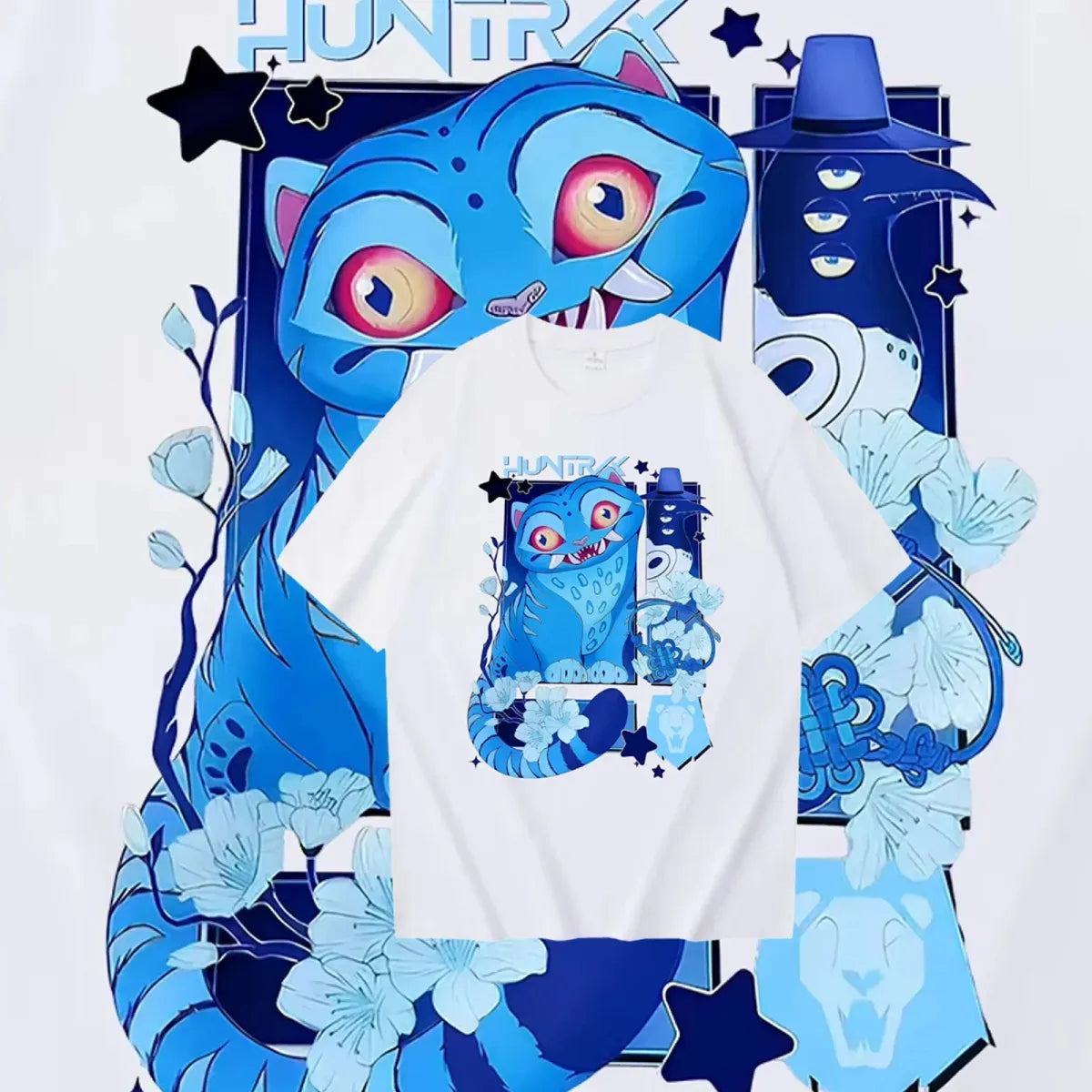 Derpy Tiger KPop Demon Hunter Graphic Tee - T-Shirts - T-Shirts - 1