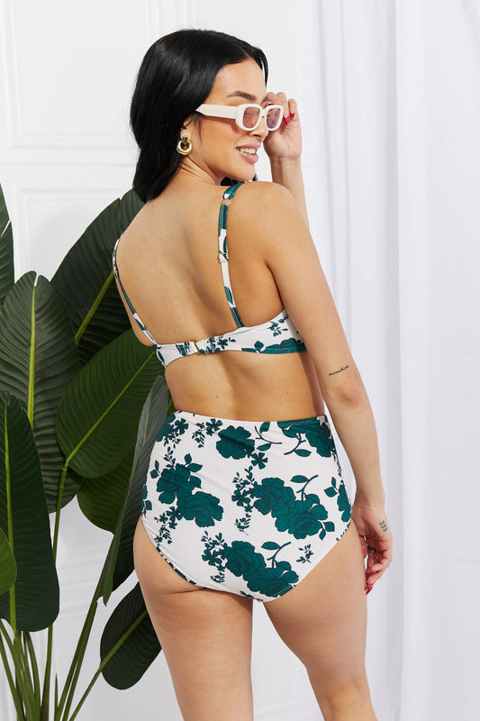 Take A Dip Twist High-Rise Bikini in Forest - Women’s Clothing & Accessories - Swimwear - 2 - 2024