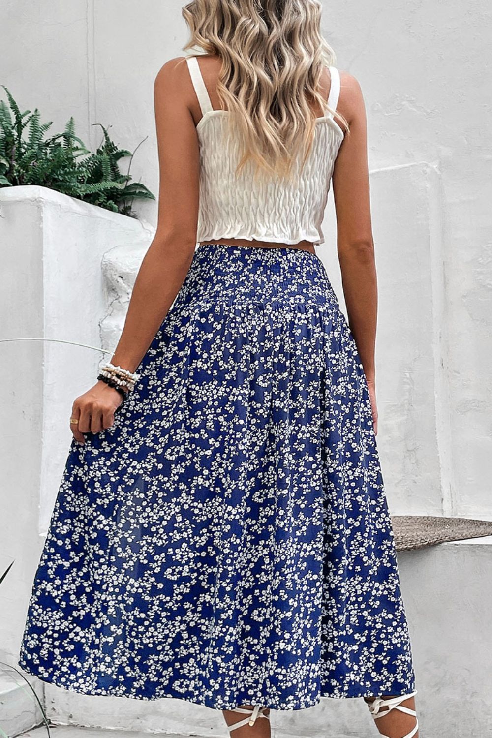 Ditsy Floral Slit High Waist Skirt - Bottoms - Skirts - 2 - 2024