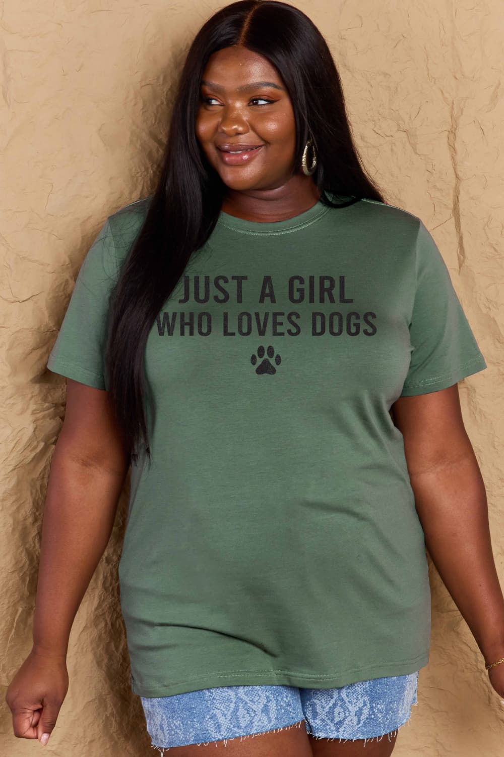 Full Size Dog Paw Graphic Cotton T-Shirt - T-Shirts - Shirts & Tops - 28 - 2024