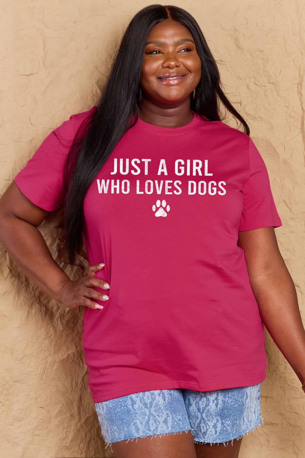 Full Size Dog Paw Graphic Cotton T-Shirt - T-Shirts - Shirts & Tops - 4 - 2024