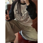 Doodle Delight Layered Tee – Quirky Sketch Art Oversized Tee - T-Shirts - 3