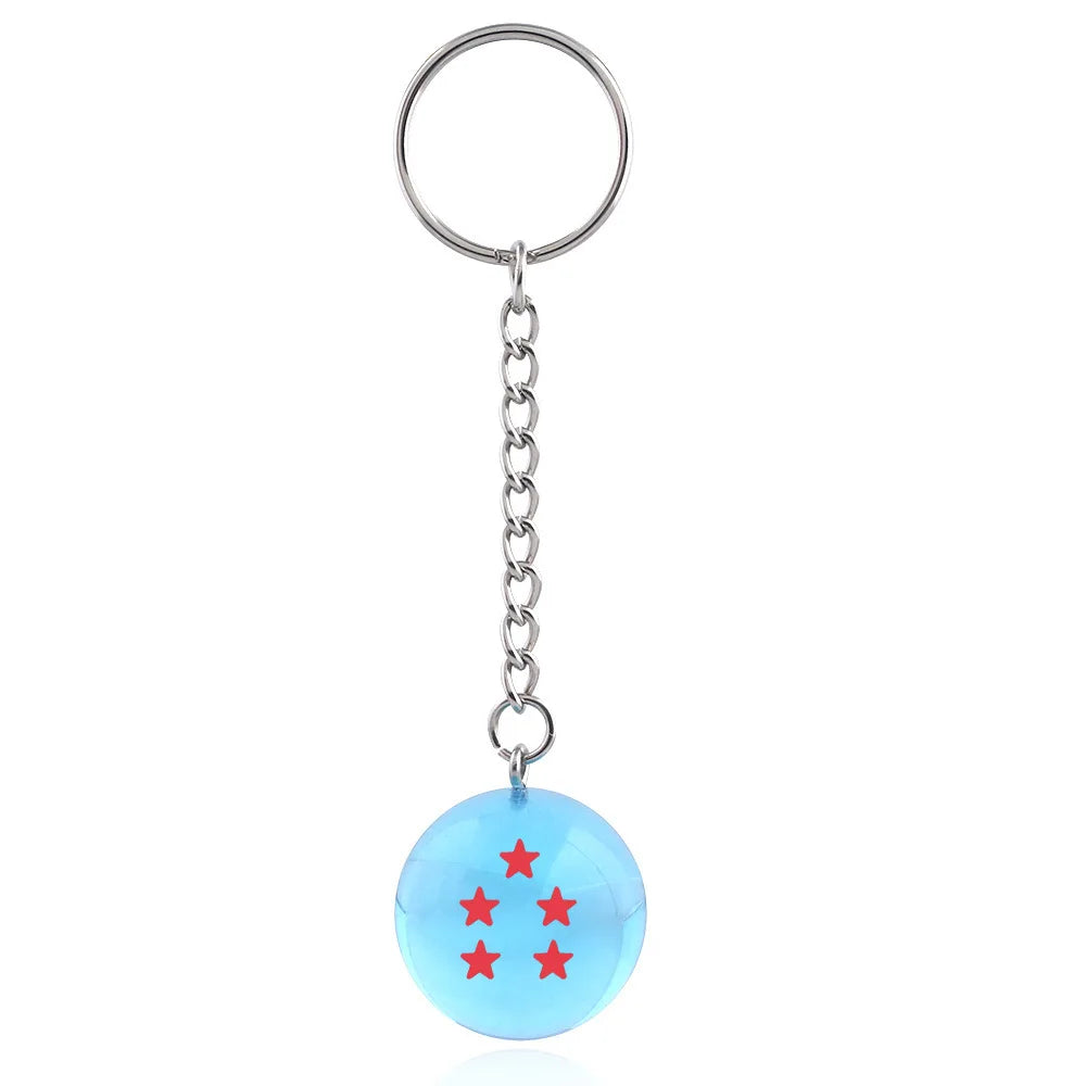 Dragon Ball Series Keychain Charms: 1-7 Star Dragon Balls - 5 Blue - Anime - Toys & Games - 19 - 2024