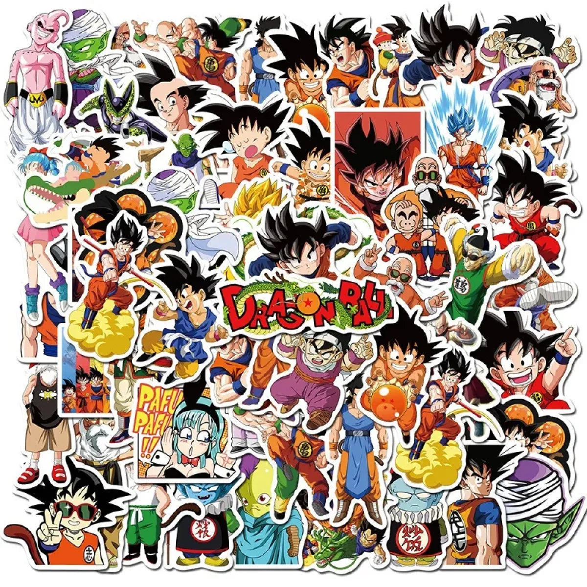 50–100pcs Dragon Ball Goku Vinyl Sticker Pack - Anime - Stickers - 1