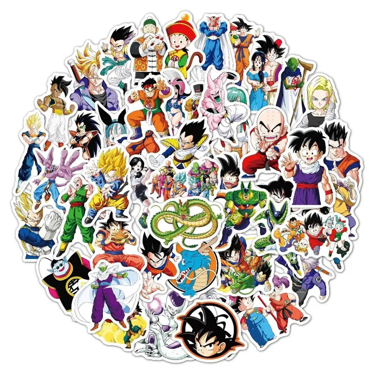 50–100pcs Dragon Ball Goku Vinyl Sticker Pack - Anime - Stickers - 7