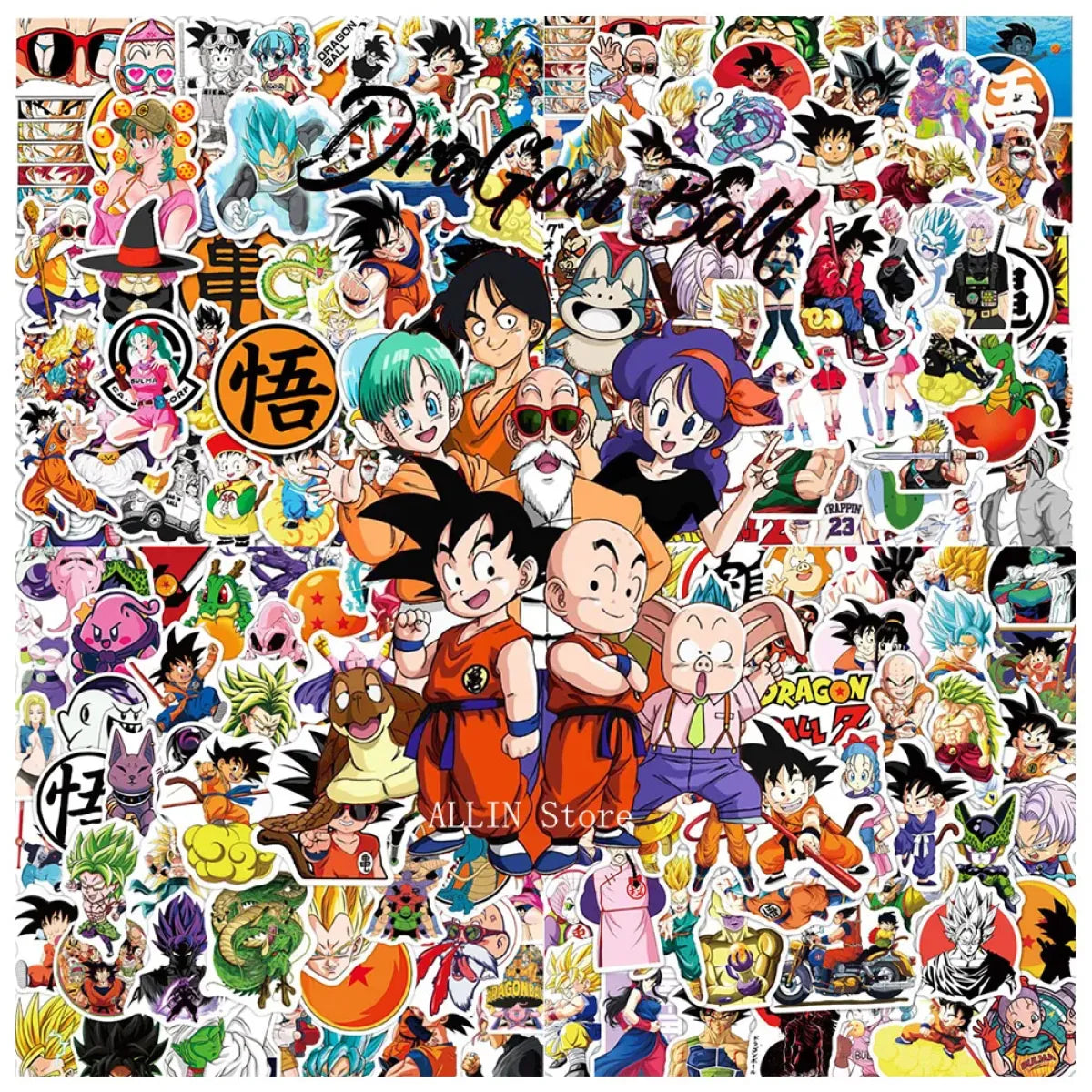 Dragon Ball Stickers - 50/100pcs - Son Goku Cartoon Decals - Anime - 1