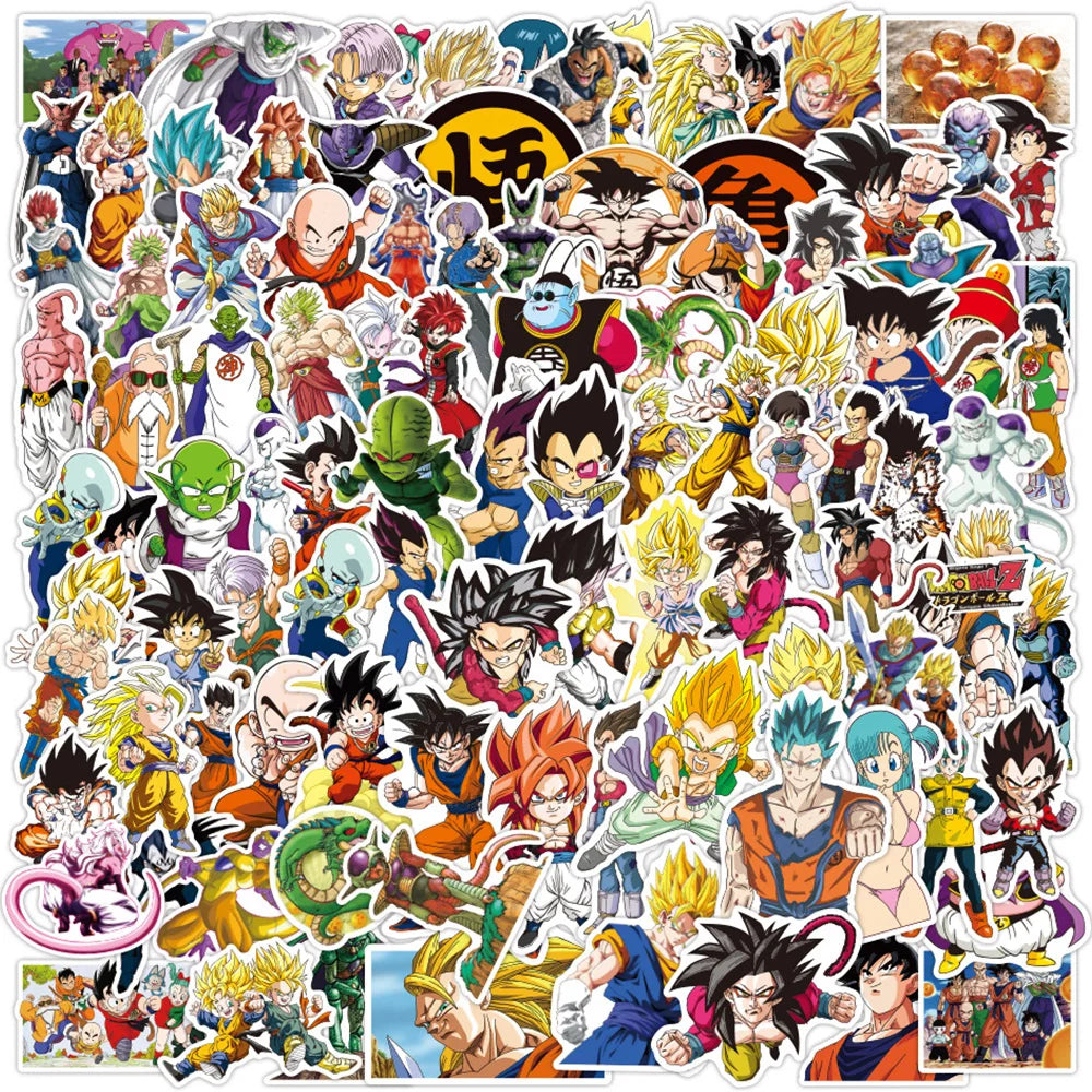 Dragon Ball Stickers - 50/100pcs - Son Goku Cartoon Decals - Anime - Decorative Stickers - 5 - 2024