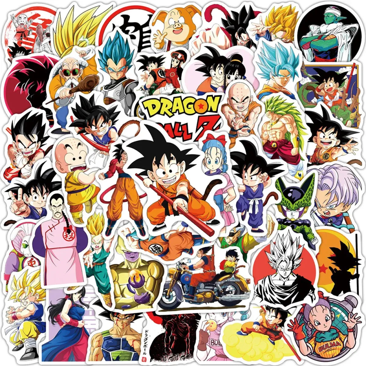 Dragon Ball Stickers - 50/100pcs - Son Goku Cartoon Decals - Anime - 6