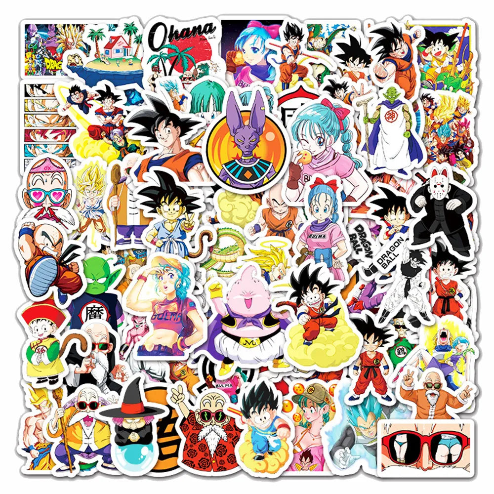 Dragon Ball Stickers - 50/100pcs - Son Goku Cartoon Decals - 100pcs Style5 - Anime - Decorative Stickers - 11 - 2024