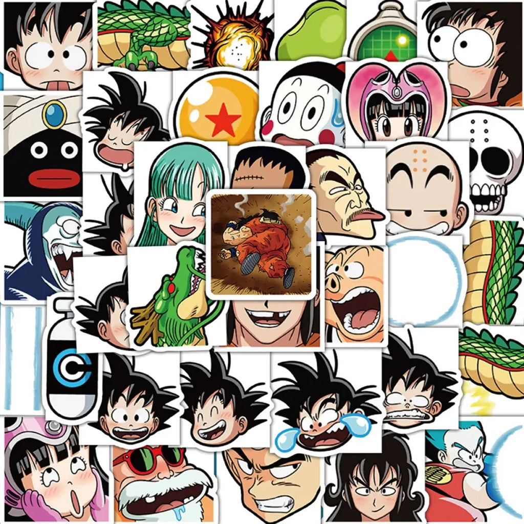Dragon Ball Stickers - 50/100pcs - Son Goku Cartoon Decals - Anime - 21