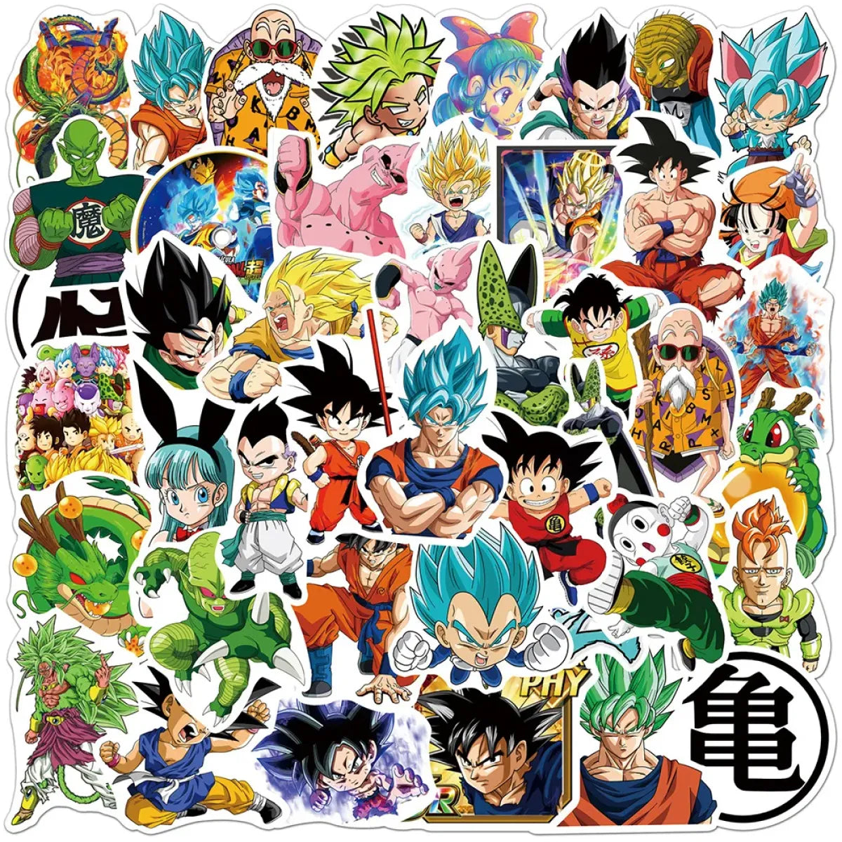 Dragon Ball Stickers - 50/100pcs - Son Goku Cartoon Decals - Anime - 16