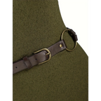 Draped Collar Knit Dress with Belt Detail - All Dresses - Dress - 4