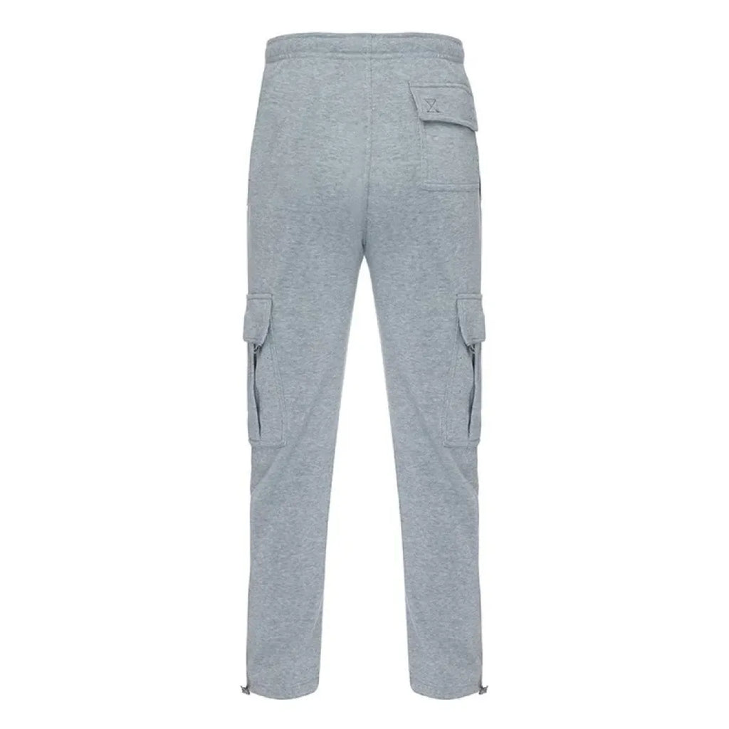 Men’s Drawstring Cargo Pants – Loose Fit Wide-Leg Sweatpants - Bottoms - Men’s Pants - 4