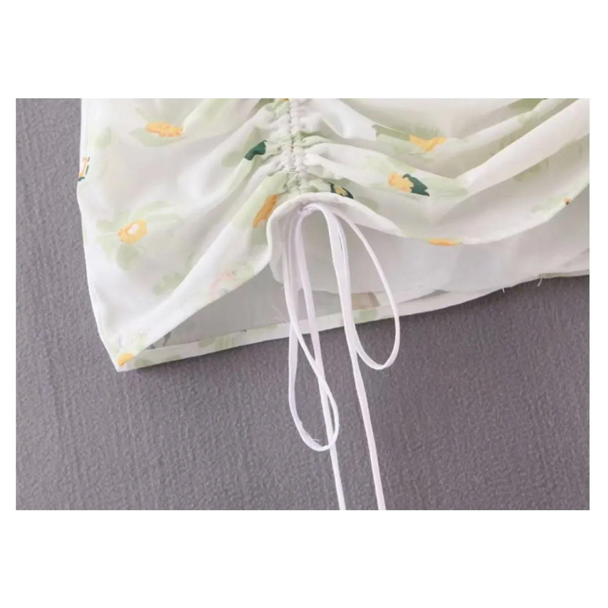 Drawstring Mini Skirt - Bottoms - 5