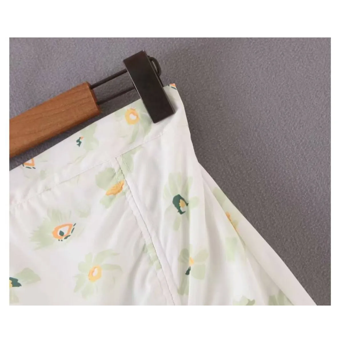 Drawstring Mini Skirt - Bottoms - 6