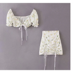 Drawstring Mini Skirt - Bottoms - 7