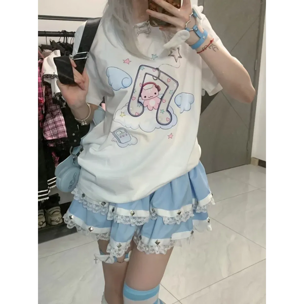 Dreamy Melodies Kawaii Tee - T-Shirts - 1
