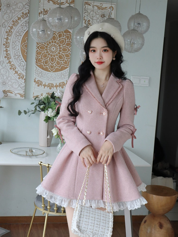Korean Style Kawaii Coat - Pink / XL - Dresses - Clothing - 6 - 2024