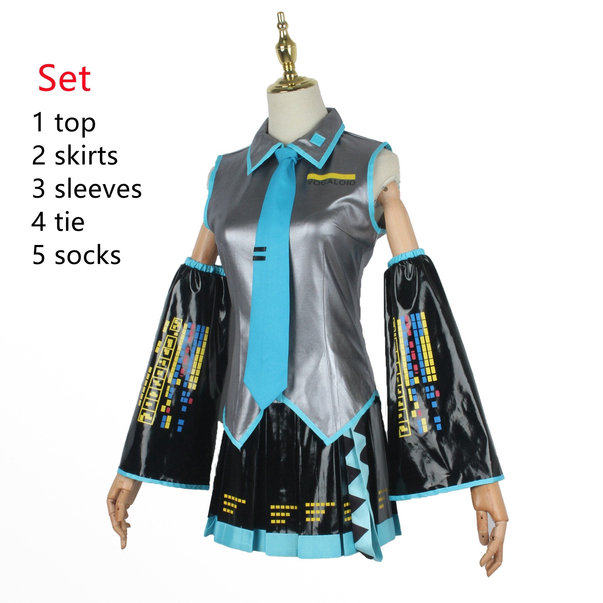 Miku Cosplay Sets - set 2 / M - Dresses - Clothing - 13 - 2024