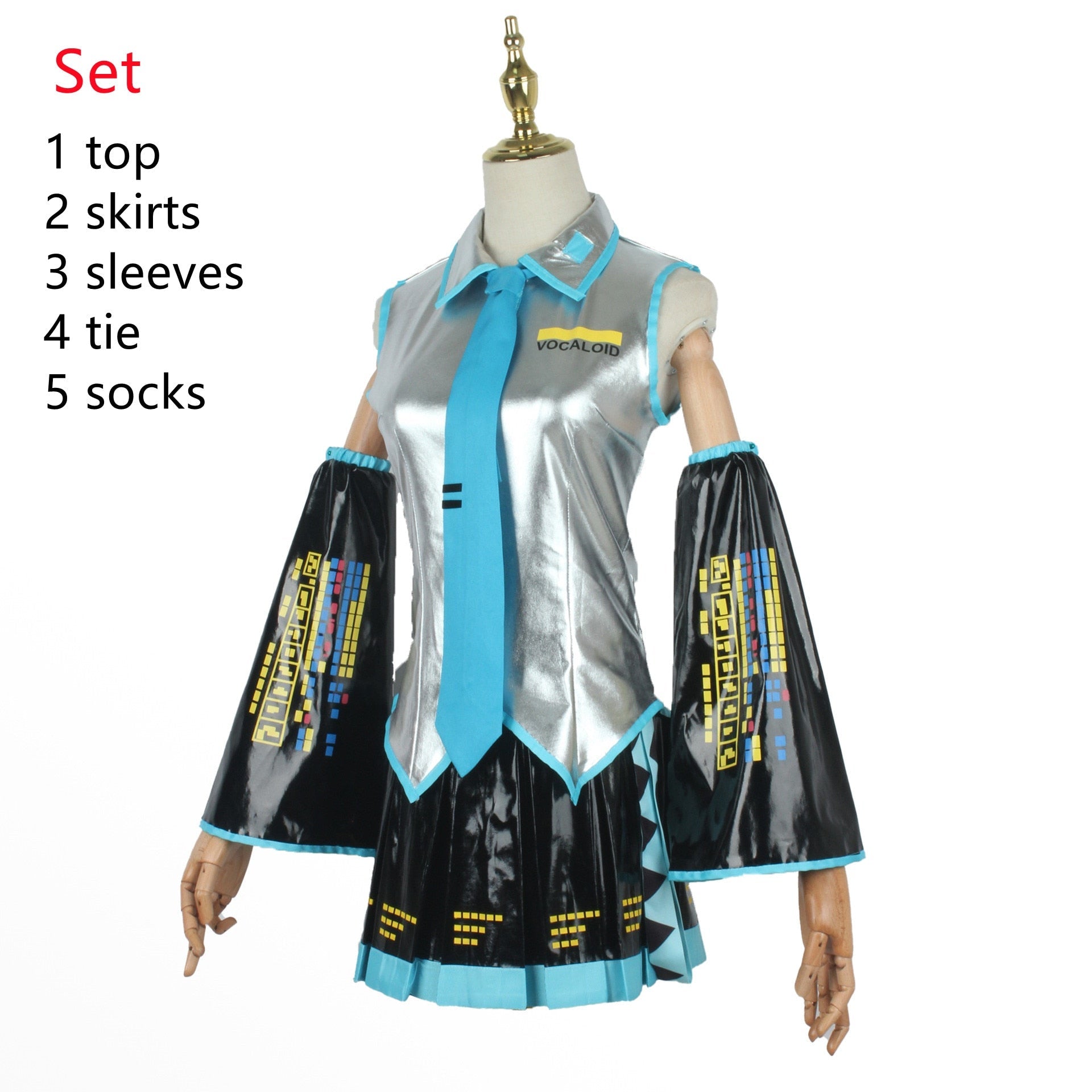Miku Cosplay Sets - set 3 / M - Dresses - Clothing - 17 - 2024