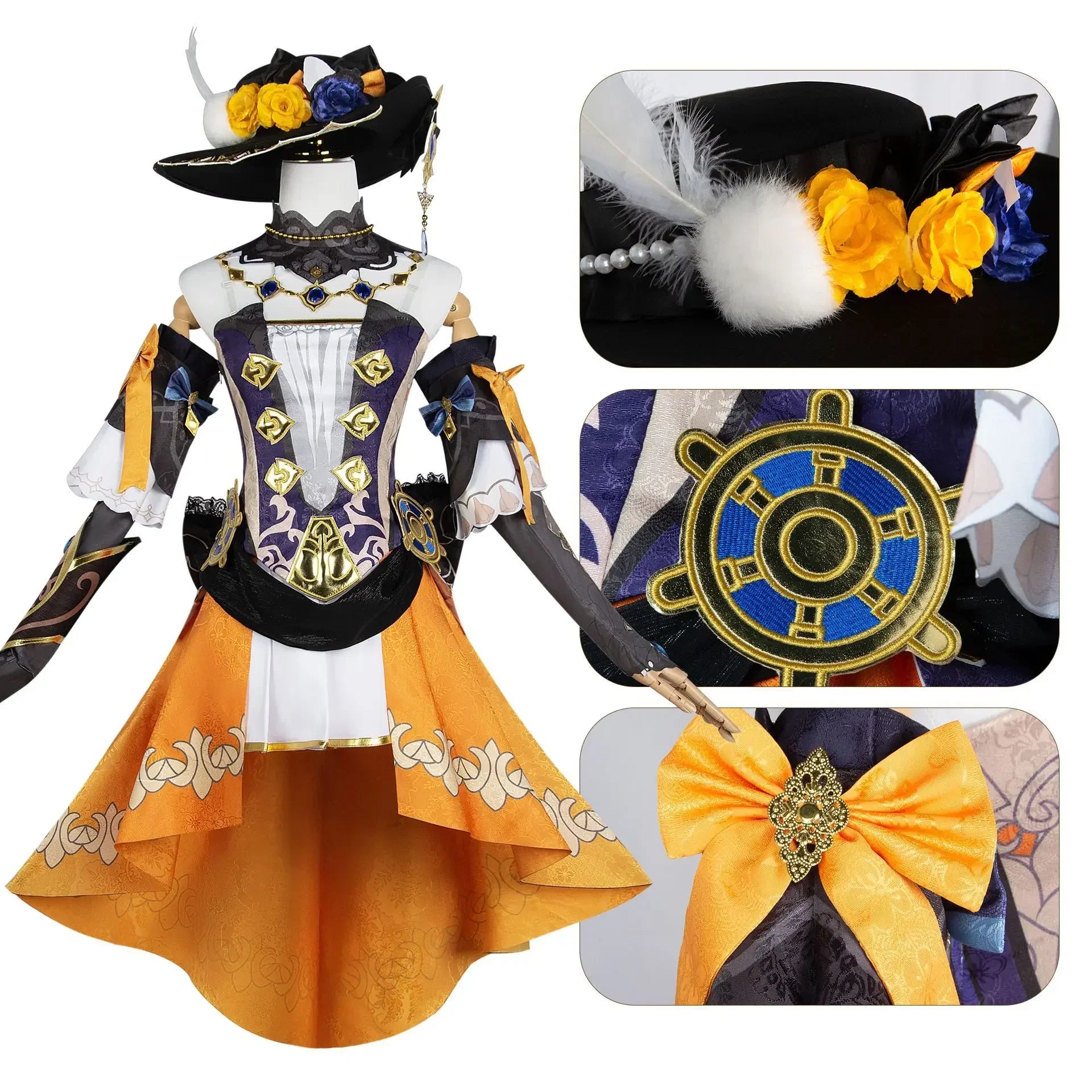 Navia Cosplay Costume - Genshin Impact - Dresses - Costumes - 2 - 2024
