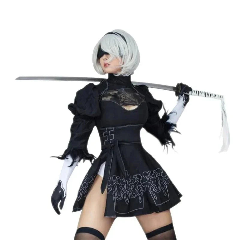 Nier Automata 2B Cosplay Suit - Dresses - Costumes - 2 - 2024