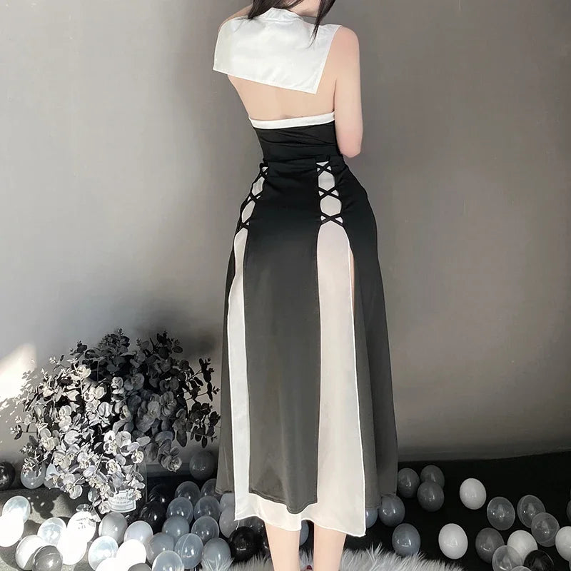 Nun Cosplay Lingerie Set - Black / One Size - Dresses - Lingerie - 4 - 2024