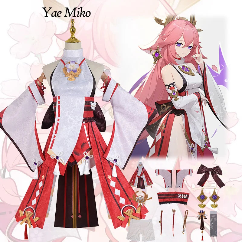 Yae Miko Cosplay Costume - Genshin Impact - Dresses - Costumes - 1 - 2024