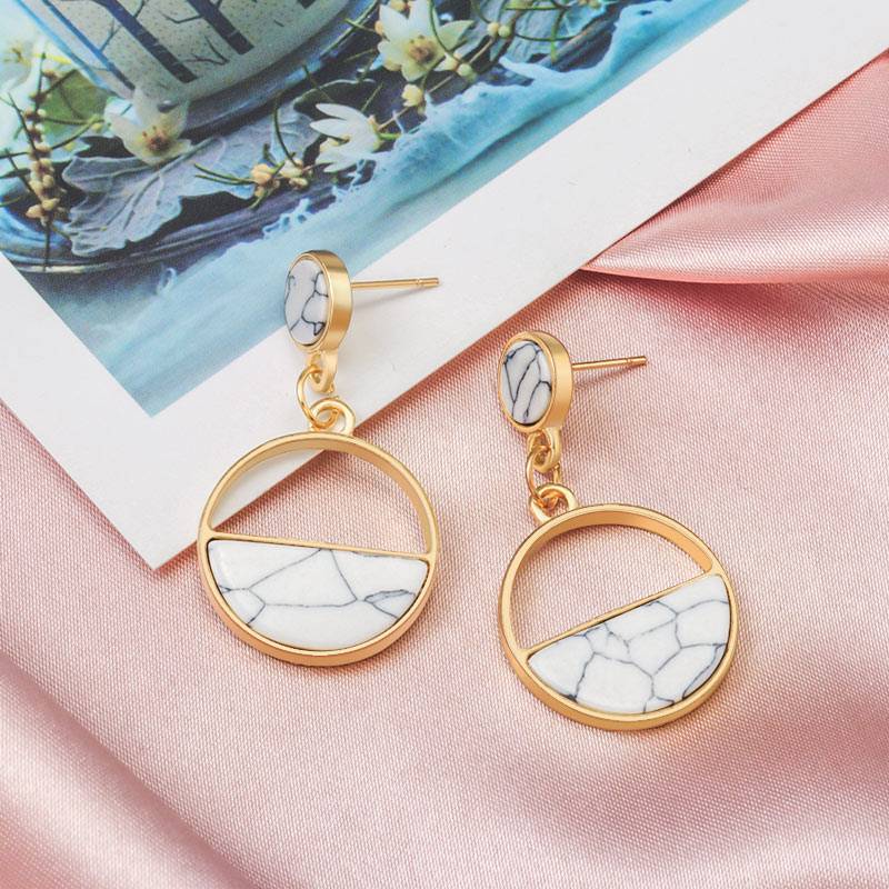 Dangle Drop Korean Earrings - Style 2327 - Women’s Jewelry - Earrings - 28 - 2024