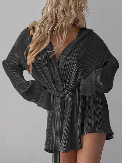 Button Up Dropped Shoulder Shirt Dress - All Dresses - Dresses - 3 - 2024