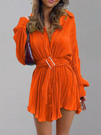 Button Up Dropped Shoulder Shirt Dress - All Dresses - Dresses - 4 - 2024