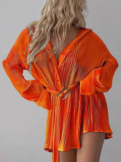 Button Up Dropped Shoulder Shirt Dress - All Dresses - Dresses - 6 - 2024