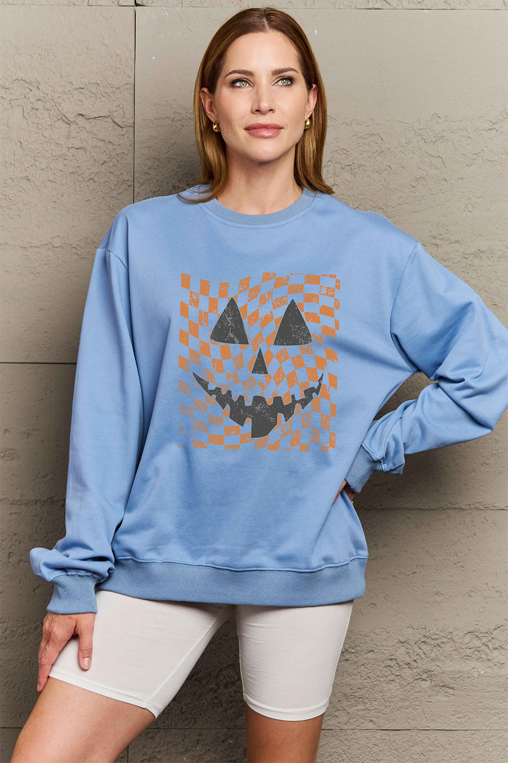 Full Size Graphic Dropped Shoulder Sweatshirt - T-Shirts - Shirts & Tops - 3 - 2024