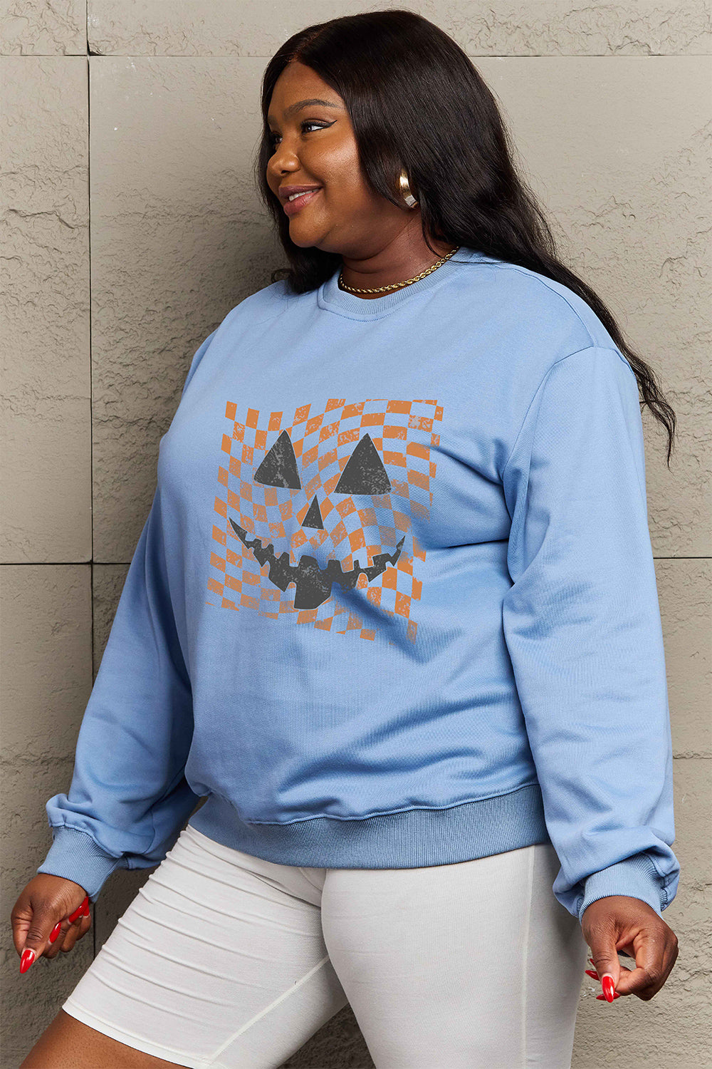 Full Size Graphic Dropped Shoulder Sweatshirt - T-Shirts - Shirts & Tops - 5 - 2024