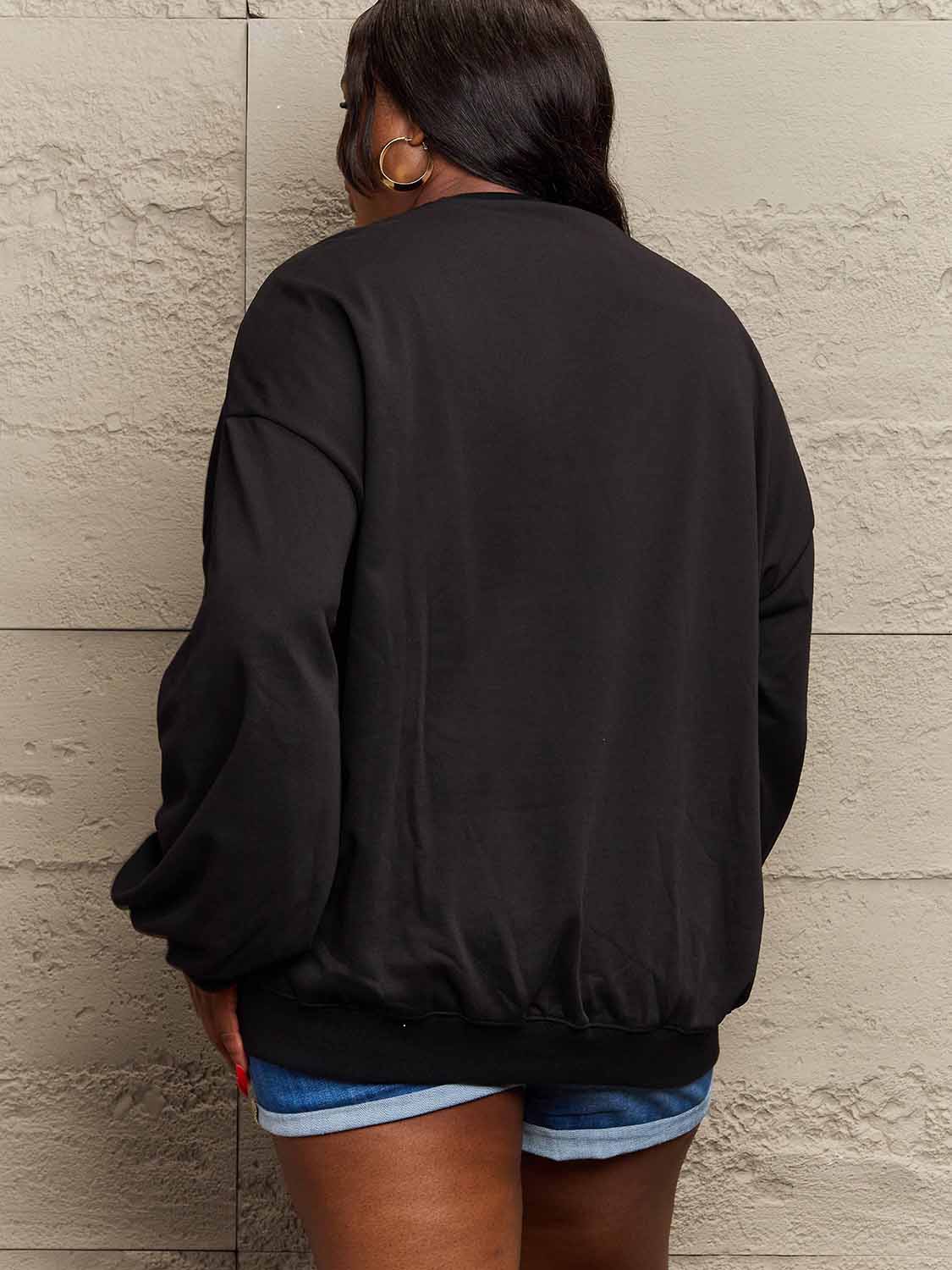 Full Size Dropped Shoulder Sweatshirt - T-Shirts - Shirts & Tops - 12 - 2024