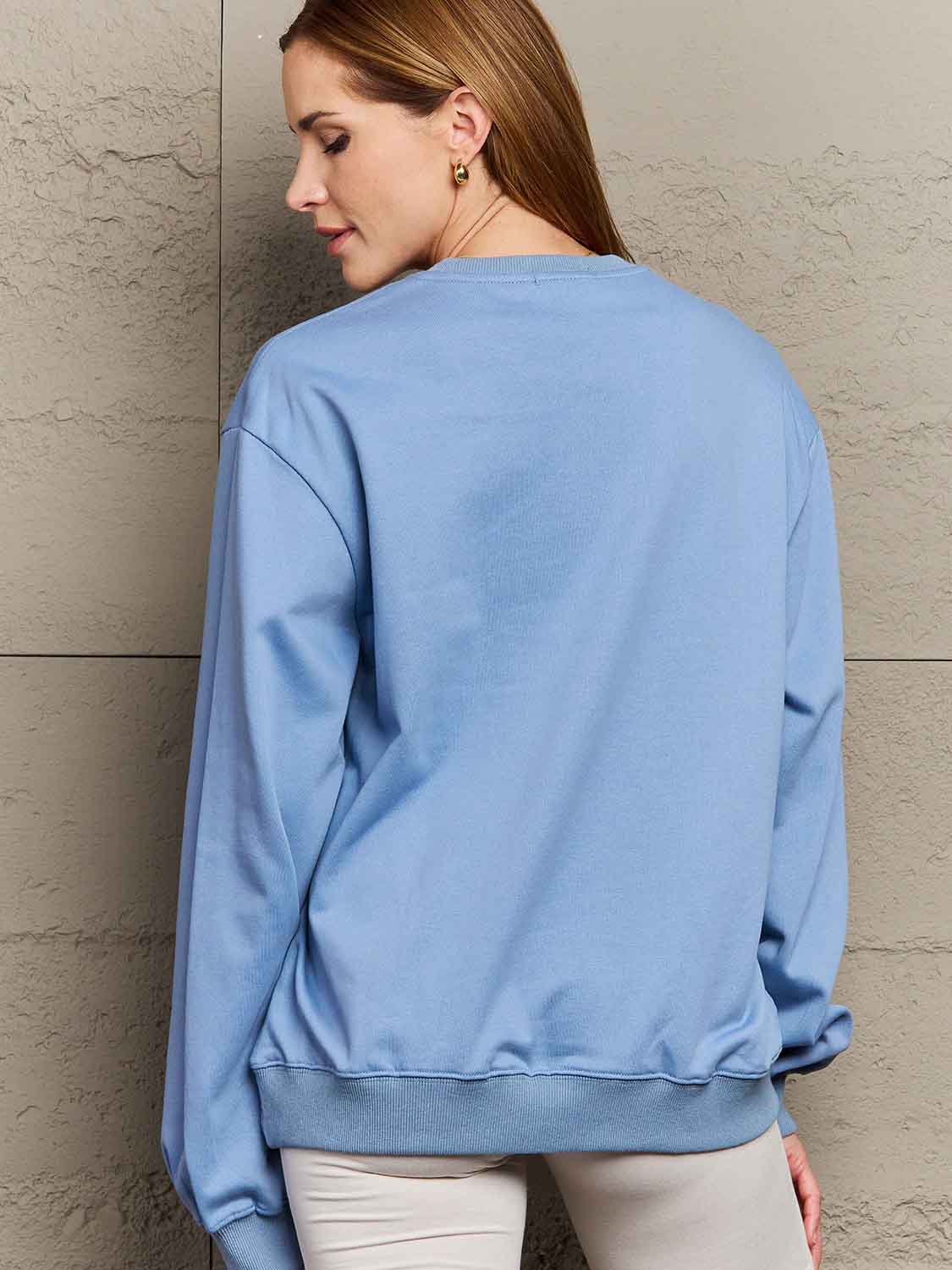 Full Size Dropped Shoulder Sweatshirt - T-Shirts - Shirts & Tops - 24 - 2024