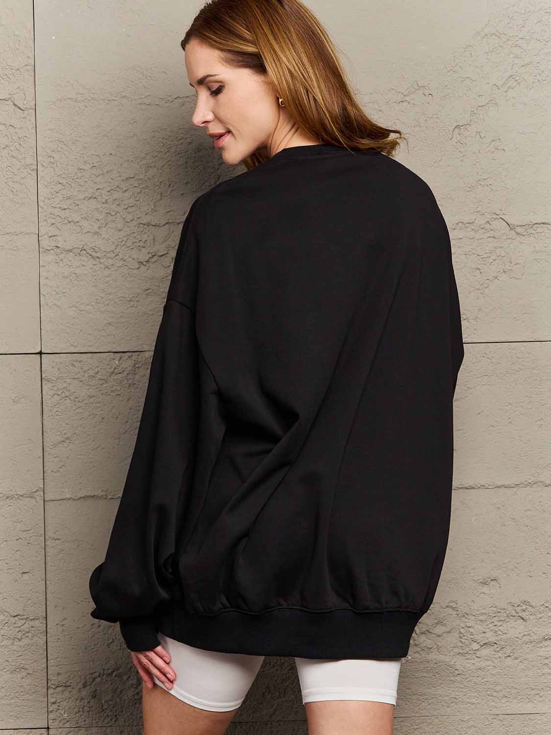 Full Size Dropped Shoulder Sweatshirt - T-Shirts - Shirts & Tops - 9 - 2024