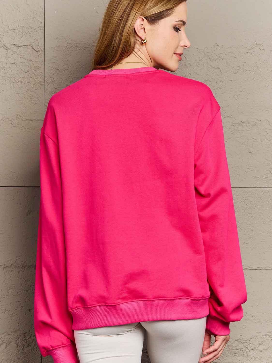 Full Size Dropped Shoulder Sweatshirt - T-Shirts - Shirts & Tops - 3 - 2024