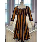 Wednesday Dress in Pumpkin Spice Stripe - All Dresses - Dress - 5
