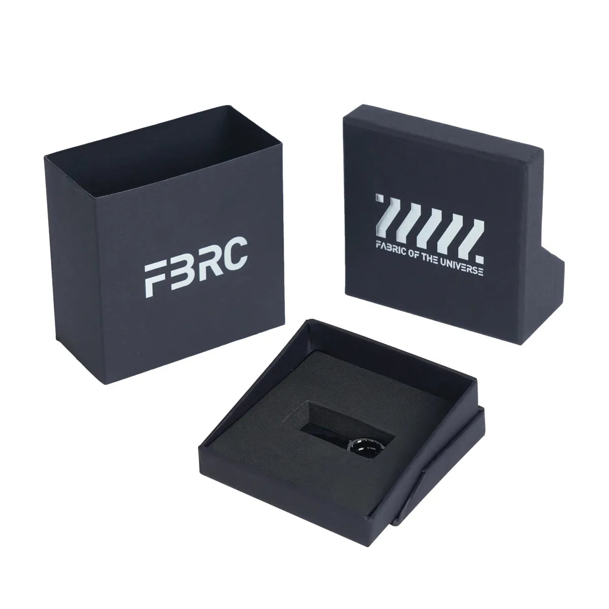 TRS-58 Black Steel Triangle Earrings - T-Shirts - Earrings - 3