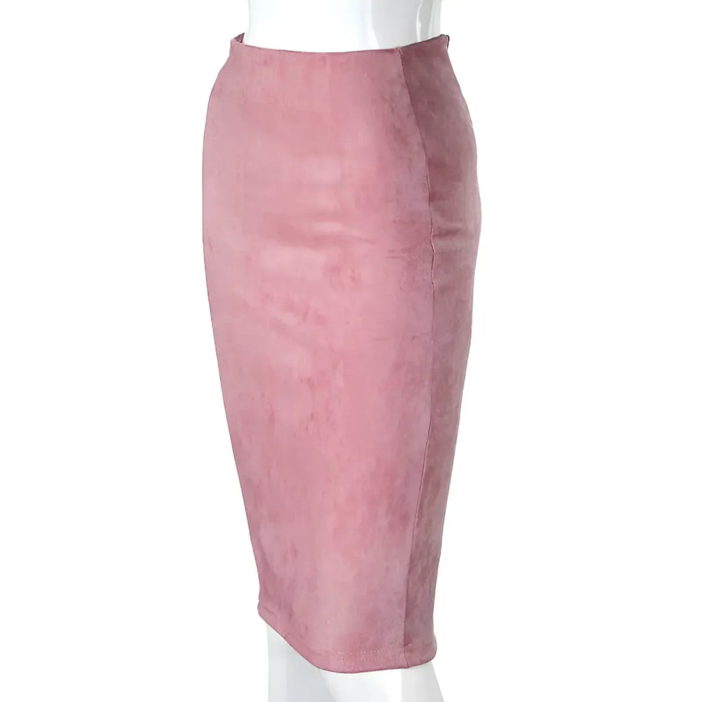 Eco-Suede Pencil Skirt - Bottoms - 13