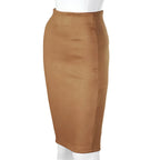 Eco-Suede Pencil Skirt - Bottoms - 14