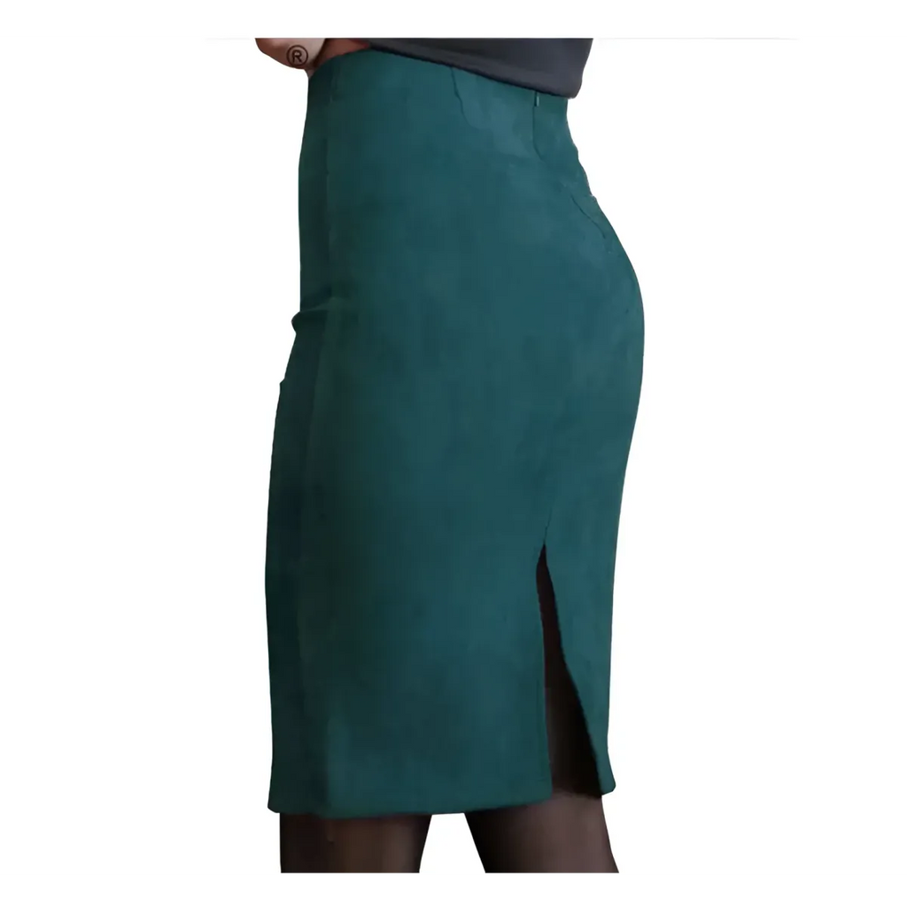 Eco-Suede Pencil Skirt - Bottoms - 7