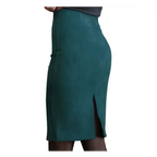 Eco-Suede Pencil Skirt - Bottoms - 7