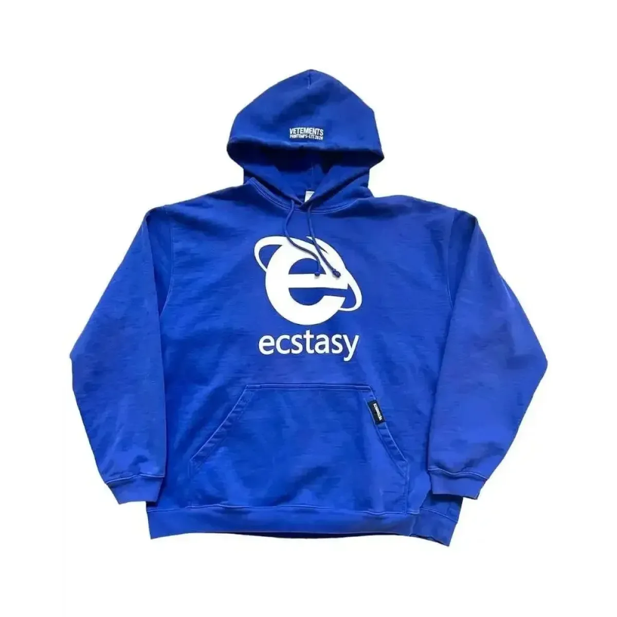 Ecstasy Print Oversized Hoodie - Harajuku Streetwear Pullover for Men & Women - Women’s Clothing & Accessories - 2