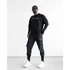 J-Type 005 Black Athletic Joggers with Cargo Pockets - Best Sellers - Joggers / Sweatpants - 12